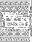 Bible Verse Coloring and Bible Study Planner