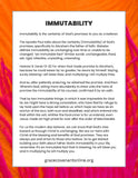 Bible Verse Study 1 Journal Immutability - 7 Days