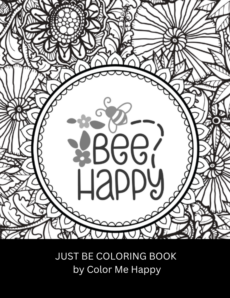 Inspirational Quotes Coloring Book Just Be | Inspiration Coloring