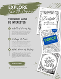 Inspirational Quotes Coloring Book Just Be | Inspiration Coloring
