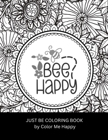 Inspirational Quotes Coloring Book Just Be | Inspiration Coloring