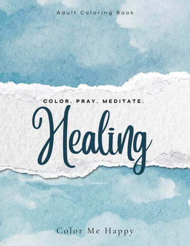 Bible Verse Color Pray Meditate Healing Coloring Book